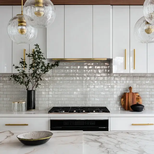 Top 10 Modern Kitchen Backsplash Ideas for Stylish Homes - Kitchen Backsplashes | Laravel