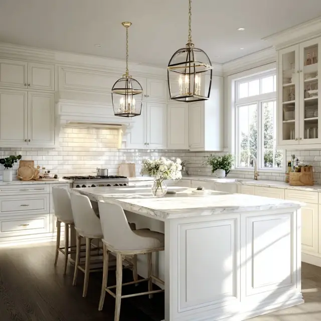 Classic White Backsplash Ideas for Any Kitchen - Kitchen Backsplashes | Laravel