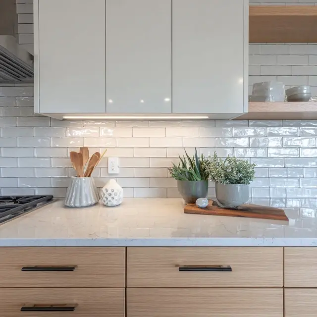 Subway Tile Backsplash Inspiration for Modern Homes - Kitchen Backsplashes | Laravel