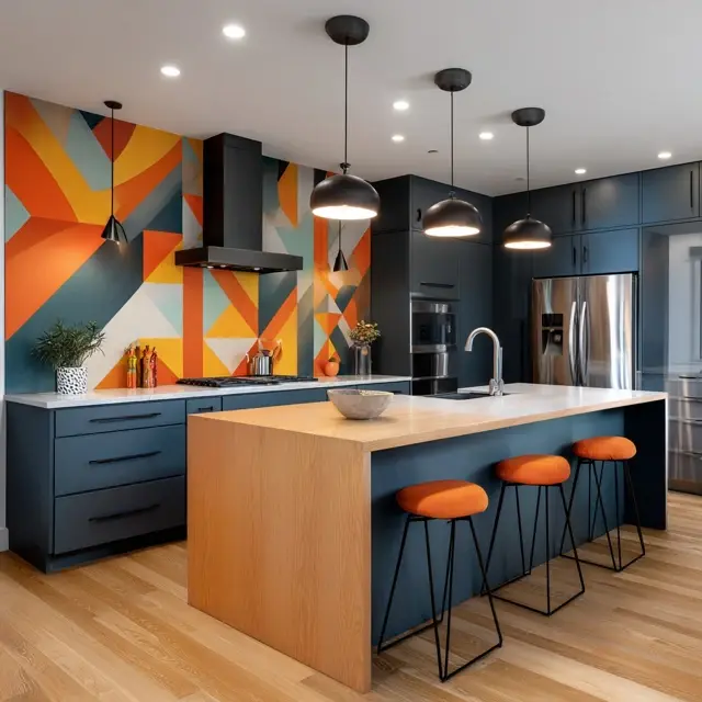 Color Blocking with Your Kitchen Backsplash - Kitchen Backsplashes | Laravel