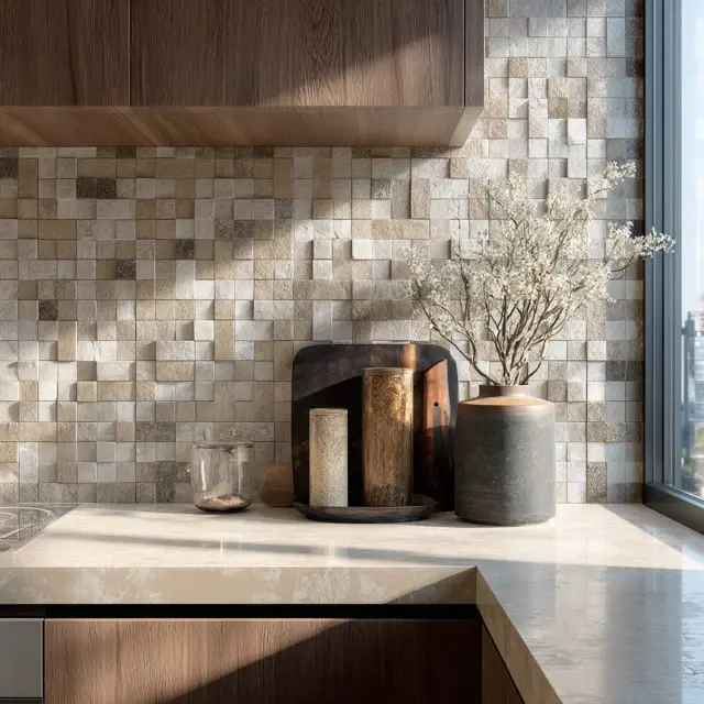 Kitchen Backsplash Ideas That Add Texture - Kitchen Backsplashes | Laravel