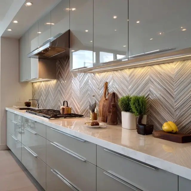 Trending Chevron Backsplash Designs to Copy - Kitchen Backsplashes | Laravel