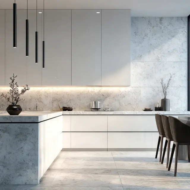 Backsplash Ideas for Modern Minimalist Kitchens - Kitchen Backsplashes | Laravel