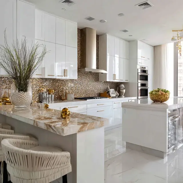 Backsplash Options for Bright White Kitchens - Kitchen Backsplashes | Laravel