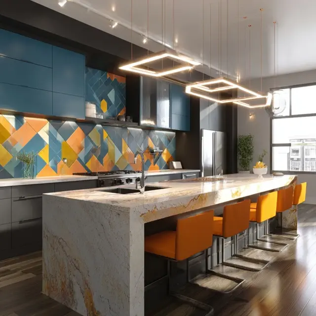 Bold Color Backsplash Trends for 2025 Kitchens - Kitchen Backsplashes | Laravel