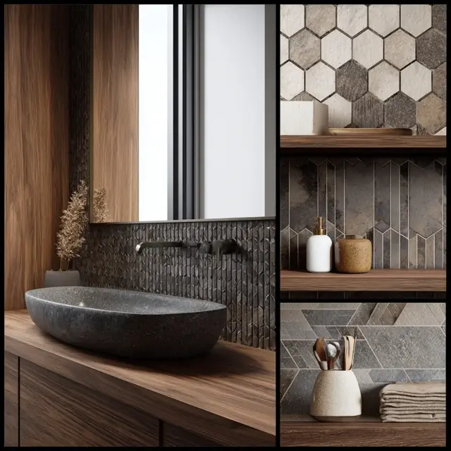 How to Pick the Right Backsplash for Your Bathroom - Bathroom Backsplashes | Laravel