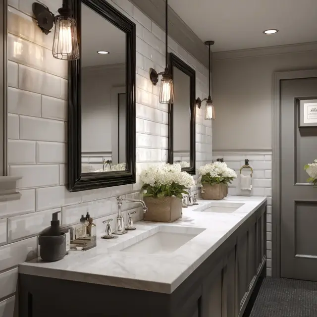 Subway Tile Backsplash Ideas for Chic Bathrooms - Bathroom Backsplashes | Laravel