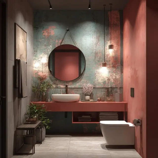 Bathroom Backsplash Ideas That Complement Bold Paint - Bathroom Backsplashes | Laravel