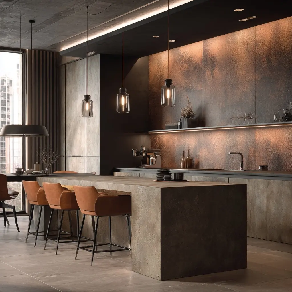 Leather Look Backsplash for Unique Style - Backsplash Materials | Laravel