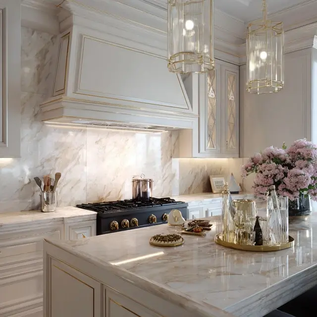 Chalk White Marble Backsplash for Elegance - Backsplash Materials | Laravel