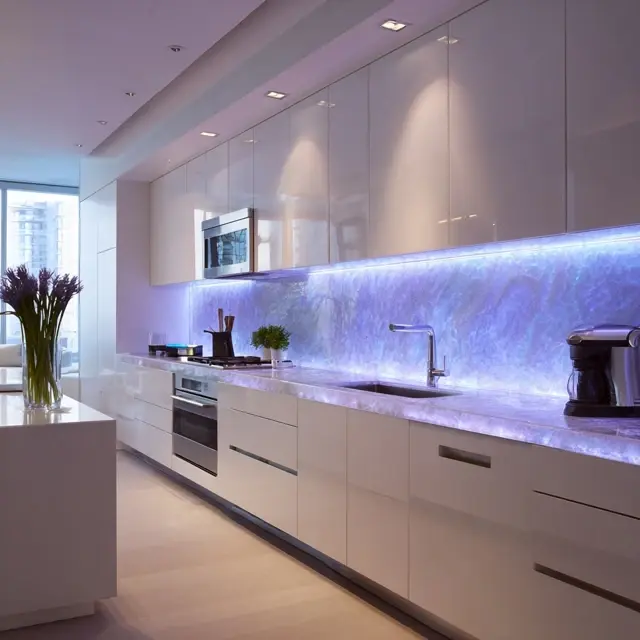 Resin Backsplash for Sleek Modern Homes - Backsplash Materials | Laravel