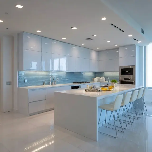 High Gloss Tile Backsplash for Sleek Kitchens - Backsplash Materials | Laravel