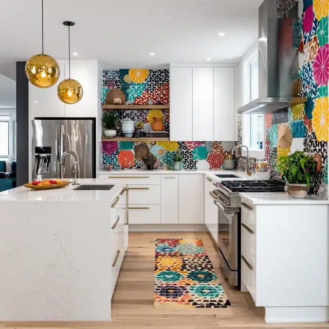 Playful Patterned Backsplash Ideas for Kitchens - Trends & Inspiration | Laravel