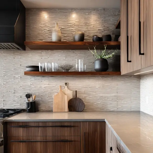 Layered Texture Backsplash Ideas for Homes - Trends & Inspiration | Laravel